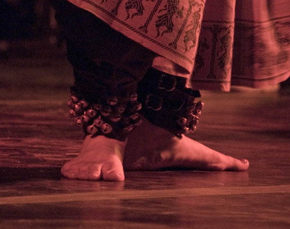 Ankle bells and footwork